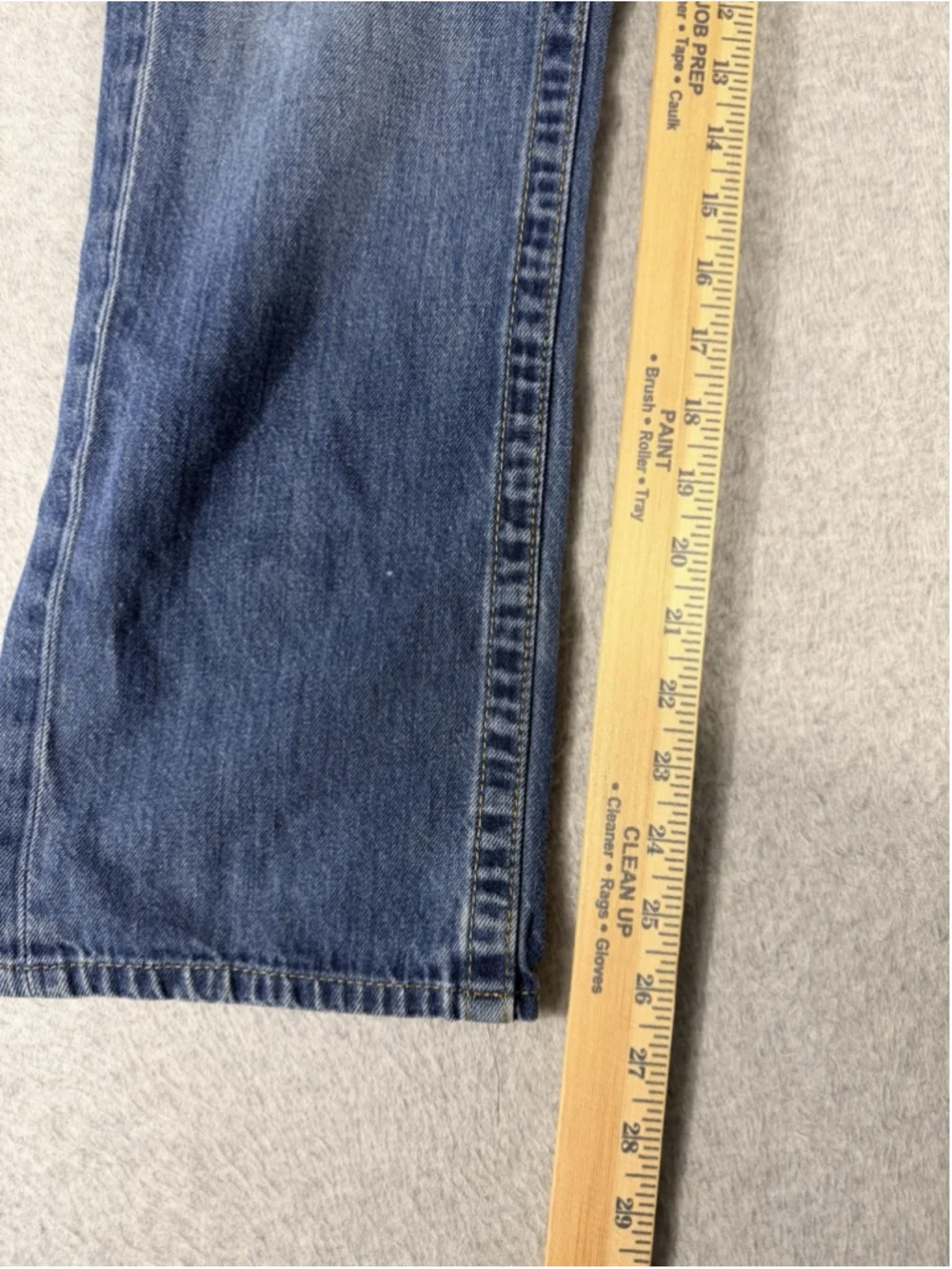 True Religion World Tour Section Straight Jeans Men’s 30 Blue Rainbow Stitch USA